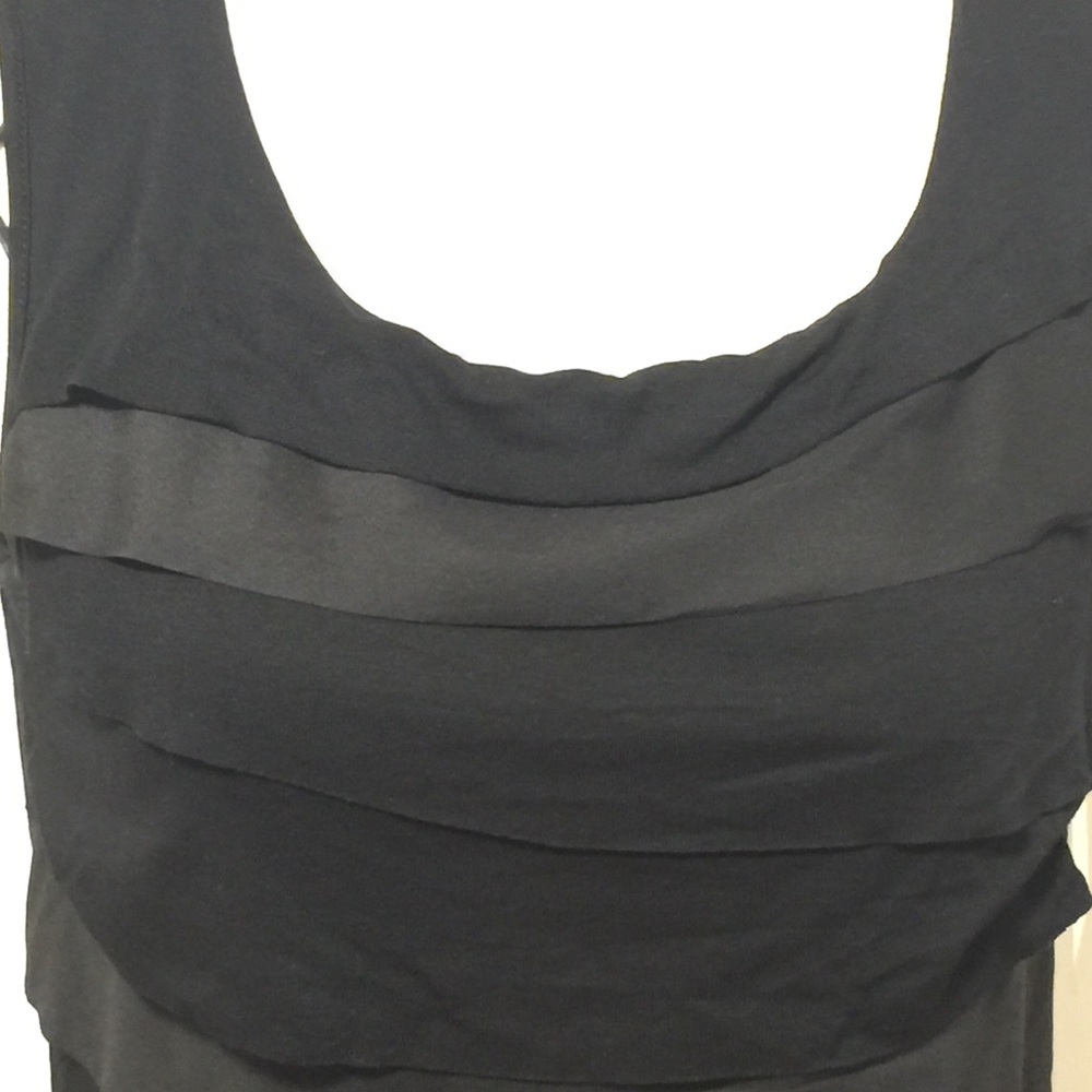 Relativity Black Ruffle Tank - Picture 6 of 7